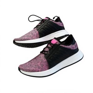 Adidas Women's Pink and Black Athletic Shoes